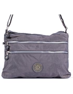 sportliche Handtasche / Schultertasche / Umhängetasche aus Nylon klein - erhältlich in verschiedenen Farben