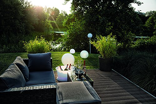 8 seasons design | LED Dekoleuchte Kugel Shining Globe (Ø 30 cm, matt, dimmbar, Farbwechsel, 15-farbig, Innen- & Außenbeleuchtung) weiß - 7