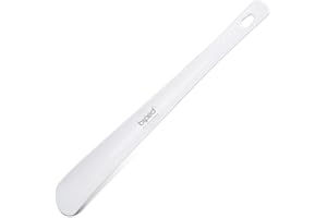 DIE SCHUHANZIEHER Calzador plastico 35 cm con agujero para colgar z1555(blanco)