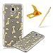 Produktbild Hülle für Samsung Galaxy J6 2018 Transparent Weiche Silikon Malerei Muster, Herzzer Backcover Kratzfeste Rutschfest Flexibel Gel TPU Bumper Schale Case Cover Tasche Schutzhülle für Samsung Galaxy J6 2018 - Giraffe Baby