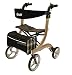 Produktbild DRIVE Rollator "Nitro Twist", Gehhilfe Rollator mit Twist-Bremse Reflektoren Gepäcknetz & große Lenkräder, 70,5 x 60,5 x 85 - 98 cm
