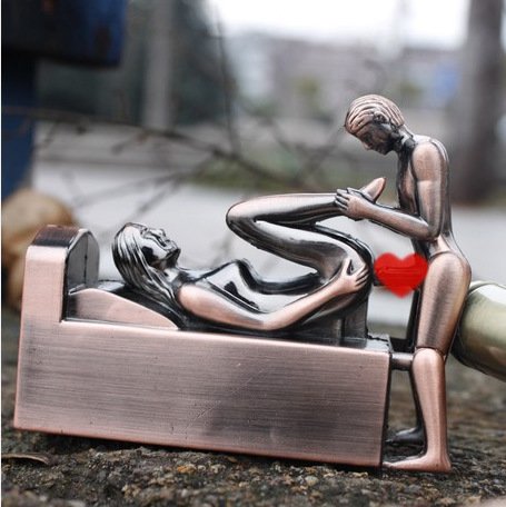 Kreatives reizvolles windundurchlässiges nachfüllbares Feuerzeug mit Ton (A) - 5