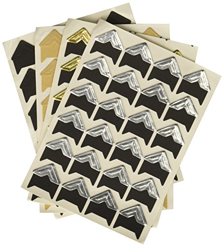 PuTwo Fotoecken 192 Stück Selbstklebend Foto Sticker für Scrapbooking - Kein Muster