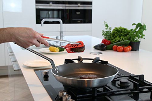 TNK Brand – Stingray 6 in 1 Multifunktions-Küchenhelfer / Küchenzange / Pfannenwender – Orange - 7