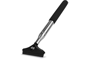 EHDIS Car Side Mirror Squeegee, Retractable Wing Mirror Wiper Cleaner, Car Mirror Wiper with Retractable Handle, for Mirror, Car Windowshield, Mini Squeegee for Rainy Foggy Weather,2.56inch