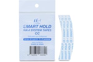 LH LUXHAIR Nastro adesivo Smart Hold - per Parrucche e Protesi per Capelli per Uomo e Donna - Contorni Curvi - LuxHair