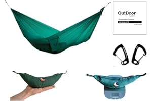 ‎TICKET TO THE MOON Ticket to the Moon Lightest Hängematte/Ultralight - 3,2 * 1,40m,228g - leichte Hängematte für Reisen,Camping&Alltag - Fallschirmseide - Setup<1min - Oeko-TEX® - Fair Trade&handgemacht - 10J Garantie