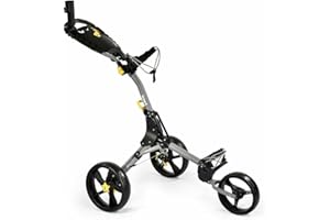 iCart Masters Compact Evo 3 Wheel Push Golf Trolley Grey/Black