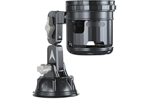 Casenly Portabicchieri Auto con Ventosa, Portabicchieri per Auto Regolabile, Supporto per Tazza per Auto Pieghevole, Universali Porta Bottiglia Auto per Tazze da Caffè Lattine per Barca Camion Camper