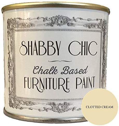 Shabby Chic Furniture Paint Vernice per mobili, per creare uno stile shabby chic, color panna, 1 l