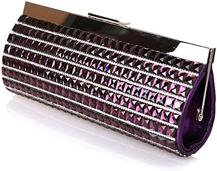 Ladies Rhinestone Clutch Bag Banquet Package Fashion Evening Bag-B