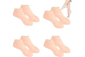 TEDIOUS Silikonsocken für Füße | Feuchtigkeitsspendende Silikon Socken Damen | Rutschfeste Elastische Fußpflege Feuchtigkeitssocken | Winter Feuchtigkeitsspendende Fuß SPA Gel Socken für Rissigen Füßen