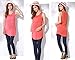 Sweet Mommy Maternity and Nursing Bamboo Tank Top ST4042 FLS