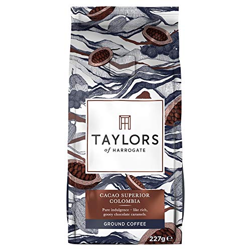 Taylors of Harrogate Cacao Superior Colombia Ground Coffee, 227g (Pack of 6)