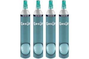 Pack de 4 cilindros de CO2 de GasUp, compatible con todas las marcas