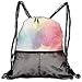 Produktbild RAINNY Drawstring Backpacks Bags,Abstract Dreamy Fantasy Themed Watercolor Digital Painting Artwork Romantic Design,5 Liter Capacity,Adjustable