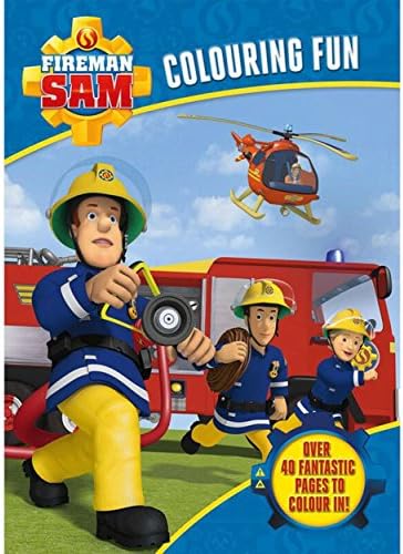 Fireman Sam Colouring Fun Childrens Activity Colouring Book