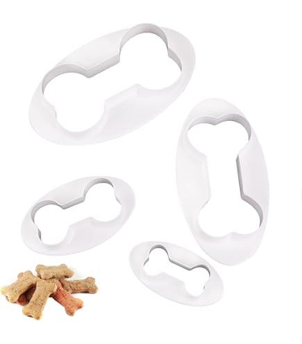 Set Di 3 Stampini Per Biscotti A Forma Di Cane | In Acciaio Inox | Bassotto, Testa E Postura Seduta | Per Dolci Fatti In Casa - Foto 5