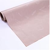 Bimotif 5Li B&uuml;y&uuml;k Boy Ambalaj, Paket Kağıdı, 70X100 Cm Kırtasiye Desenli, Kraft-Beyaz