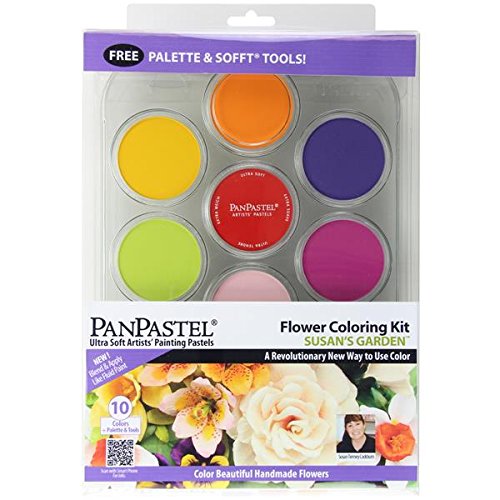 Colorfin PP30115 PanPastel Ultra Soft Susan Garden Artist Pastel Set Pastel, 9 ml, Fiore, Confezione da 10