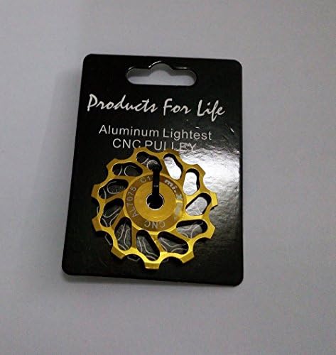 1 PCS 11T MTB Bike Road Bicycle Ceramic Bearing Pulley Rear Derailleur Jockey Wheels for Shimano & Sram XX, XO, X9, X7 Gold by Mixim