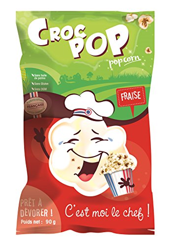 Preisvergleich Produktbild Popcorn CROC POP Erdbeere 90g