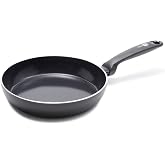 GreenPan Torino Healthy Ceramic Nonstick Frying Pan 24 cm, PFAS Free, Induction, Dishwasher Safe, Black