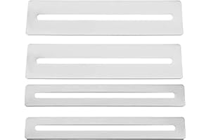 ZEACCT 4 Pezzi Protezioni per Tastiera per Chitarra, Protezioni per Dita Chitarra in Acciaio Inossidabile, Protezioni Smerigliatura Tasti per Chitarra, per Rifinitura E Lucidatura Tasti