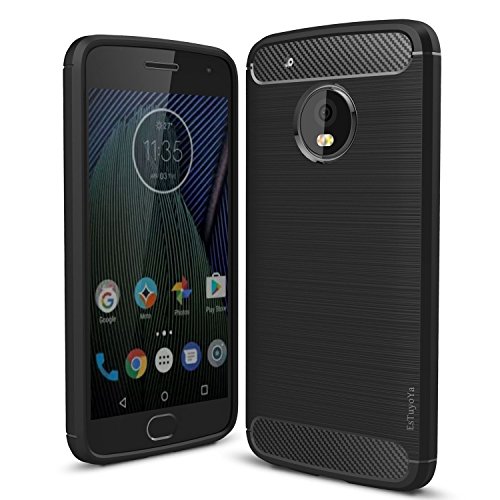 Lenovo Moto G5 Funda Estuyoya Silicona Efecto Carbono funda trasera Dise o Duradero alta calidad Antigolpes Gel Flexible Carcasa para Moto G5 - Negro reviews Lenovo Moto G5 Funda Estuyoya Silicona Efecto Carbono funda trasera Dise o Duradero alta calidad Antigolpes Gel Flexible Carcasa para Moto G5 - Negro