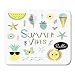 Produktbild Mouse Pads Shine Hello Summer Vibes of Cartoon Badges Cute Stickers Patch Pin Sun Sea Morning Beach Mouse Pad for Notebooks,Desktop Computers Mouse Mats, Office Supplies