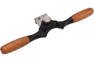 Huairdum Justerbart Ekerverktyg för Träbearbetning, Handplan för Krökt Trähantverk med 42 Mm Konkavt Rosenträhandtag