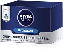 Nivea Men Cr&egrave;me Nourrissante Express 50 ml - Lot de 2