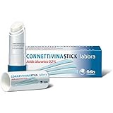 Connettivinastick labbra Fidia farmaceutici | Stick labbra da 3 g a base di Acido ialuronico 0,2% | Per labbra danneggiate, s