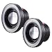 Autofy Universal Car Fog Angel Eyes with White DRL for All Car Models RS.2603.00