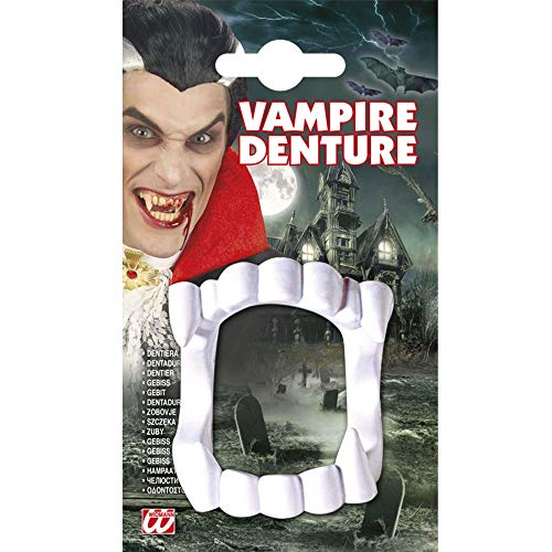 NET TOYS Dientes de Vampiro complementos Halloween Accesorios colmillo