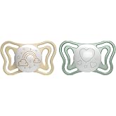 Chicco PhysioForma Light Pacifier 2-6 M, for Newborn Pacifiers with Soft Silicone Nipple, Helps Physiological Breathing and P