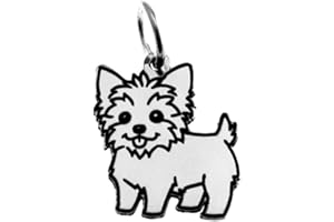 INMACULADA ROMERO IR Colgante plata Ley 925m. motivo perro Yorkshire 16mm. láser