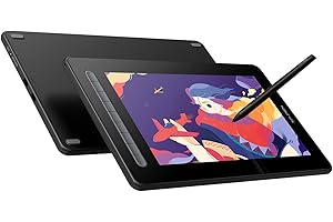 XP-PEN Artist 13 (2nd Gen) Drawing Tablet with Screen, 13.3" Full-laminated Graphics Monitor with X3 Elite Stylus for Drawing, Illustrating, Supports Mac/Windows/Chromebook/Android (Black)