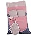 Minene Pushchair Liner and Straps (Grey Polka Dots)