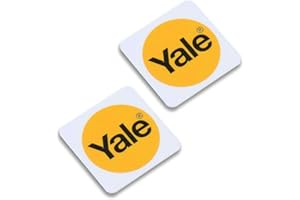 Yale P-YD-01-CON-RFIDPW Smart Door Lock Phone Tags, White, Pack of 2