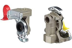 FW Fahrzeugbedarf Wilms Set Kupplungskopf Standard gelb & rot für Bremse/Vorrat M16 LKW Anhänger Auflieger