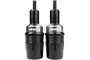 CCYYMOWOK Mowok - Protectores de marco para moto, protección anticaída, accesorios para Kawasaki Ninja 650 Z650 Z650RS 2017-2024 2023 Z650 RS Z 650 2025 Protecciones del cuadro (gris)