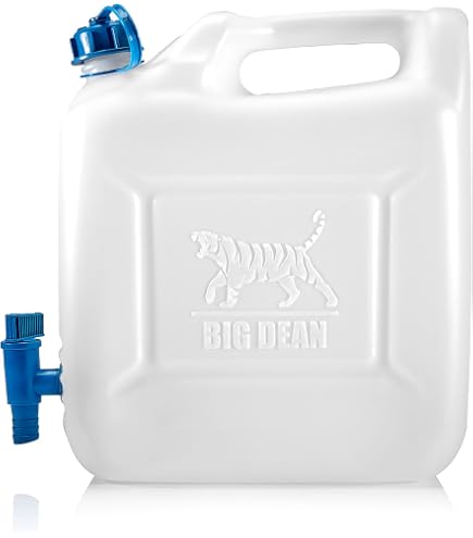 Bidon D'eau ECO, 12 L, Couleur Naturelle, Avec Robinet De Vidange Fixe Uv 5 Pieces 308388