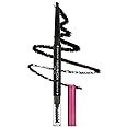 Hilary Rhoda Brow Artist Eyebrow Pencil | Dual-Ended & Natural Finish Eyebrow Pencil | Smudge-Proof & Long-Lasting Eyebrow Pencil | 0.3g (Black-Shade 01)