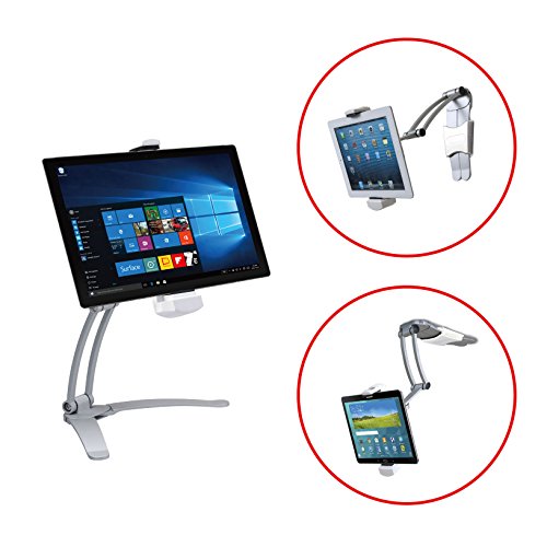 2-in-1-Küchenhalterung von CTA Digital für iPad Air / iPad mini / Surface / 7”–12″ Tablets (PAD-KMS) - 2