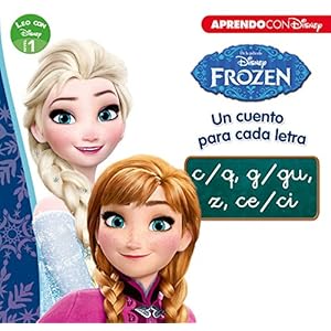 Frozen. Un cuento para cada letra c/q, g/gu, z, ce/ci (Leo con Disney Nivel 1)