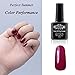 Perfect Summer UV Led Gel Nail Polish Color 10ml Soak Off Gel Manicure product Cherry Red