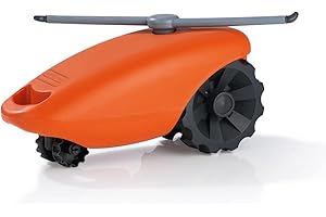 GARVIDA Selbstfahrender Rasensprenger | Sprinkler für die Bequeme Gartenpflege | Optimale, gleichmäßige Bewässerung des Rasens, Eigene Route wählen | Sprühintensivität & Geschwindigkeit idividuell