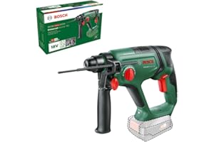 ‎BOSCH HOME AND GARDEN Bosch Akku-Bohrhammer UniversalHammer 18V (ohne Akku; 18 Volt System; Bohren/Hammerbohren/Meißeln; 2,0 J Schlagenergie; SDS plus Werkzeugaufnahme; im Karton)