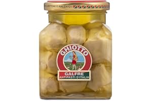 GALFRÈ Ghiotto, Galfré Antipasti d'Italia, Carciofini Interi Sott'Olio, Ideali Per Aperitivi, Antipasti o Gustose Ricette, Formato da 290g